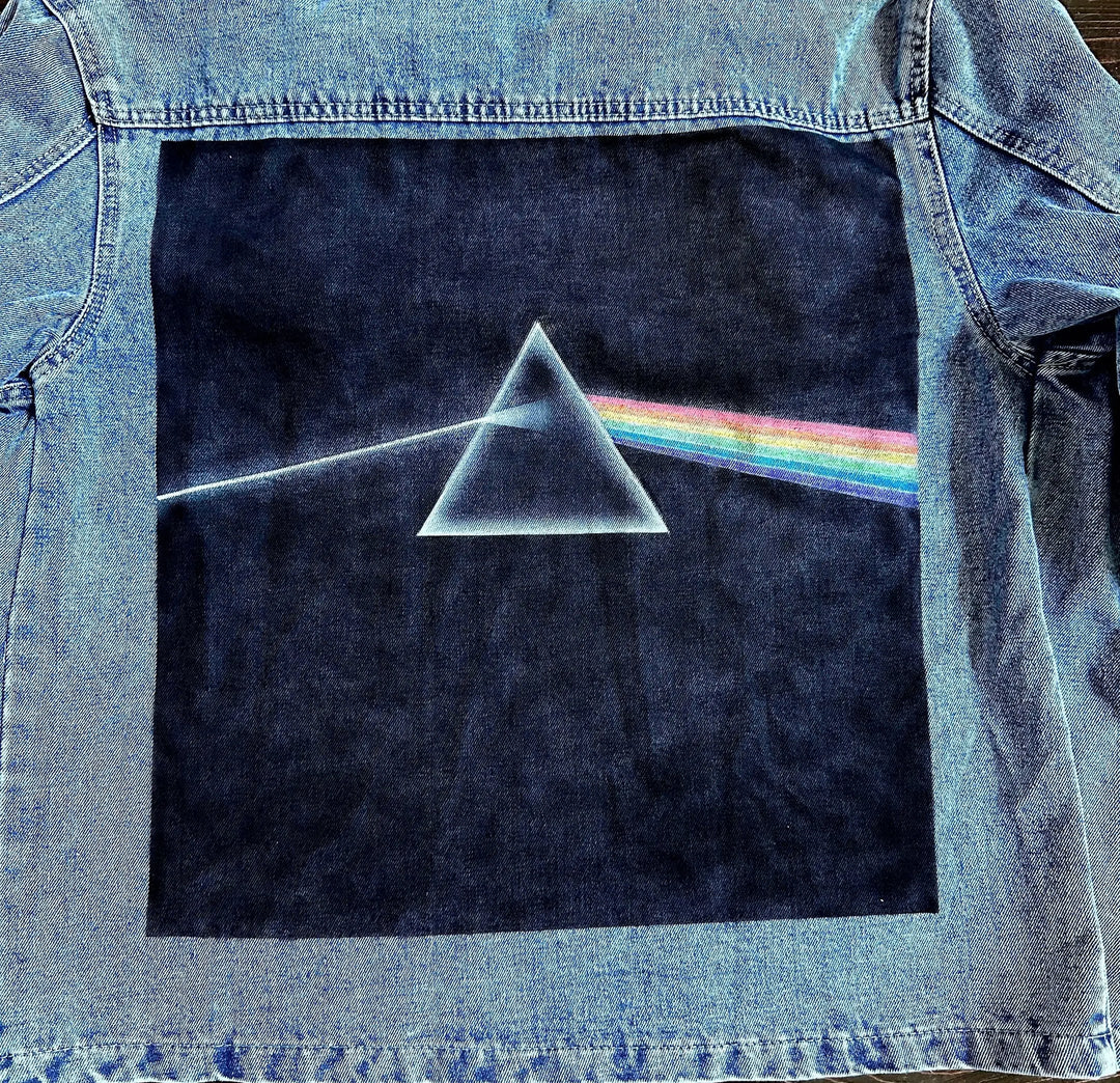Pink Floyd's Dark Side of the Moon Reimagined in Wearable Art Pop Brush - Adam Benet Shaw