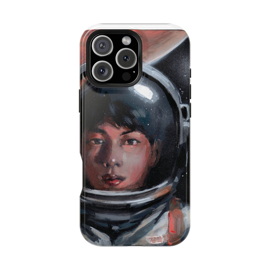 Phone Case, BTS JIN Astronaut World Wide Handsome Design, Kpop Hard Cover, Magnetic Tough Cases, Space Lover Gift, Bangtan Boys Merch Printify - Adam Benet Shaw