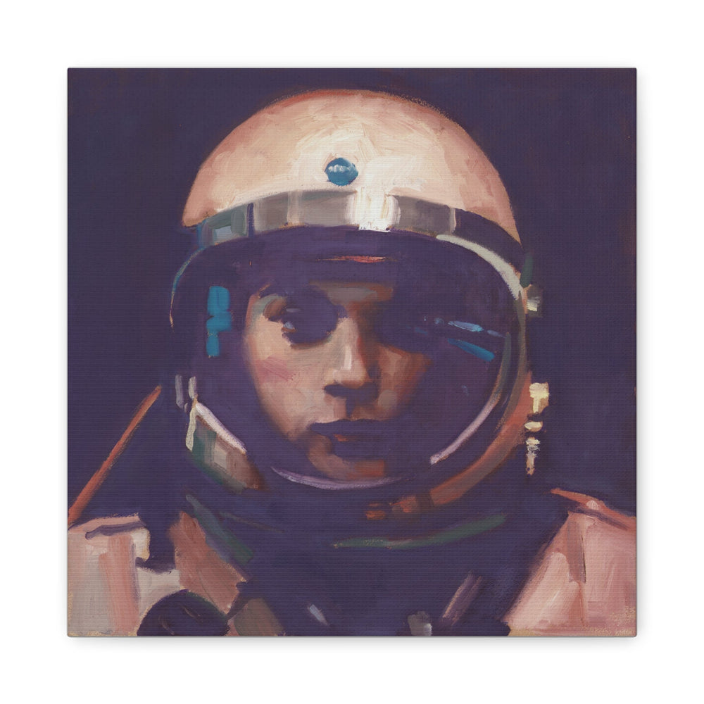 Astronaut Portrait Canvas Print Printify - Adam Benet Shaw