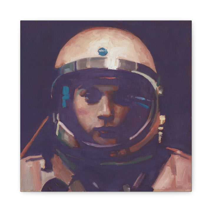 Astronaut Portrait Canvas Print Printify - Adam Benet Shaw