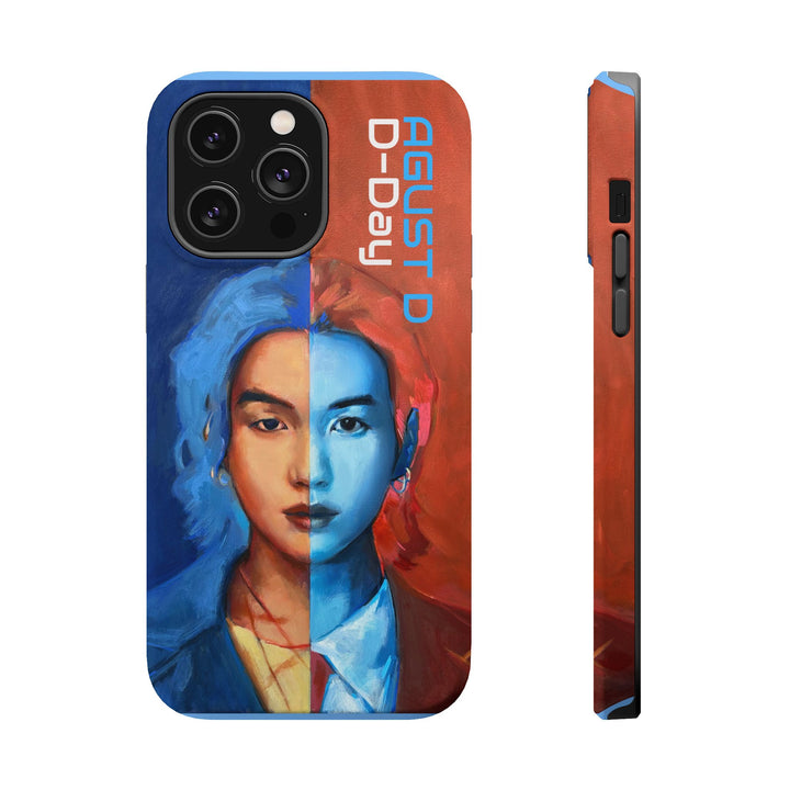 Phone Case, Suga of BTS D-day AugustD, Kpop BTS Tough Case, Protective Cover, Magnetic Phone Case
