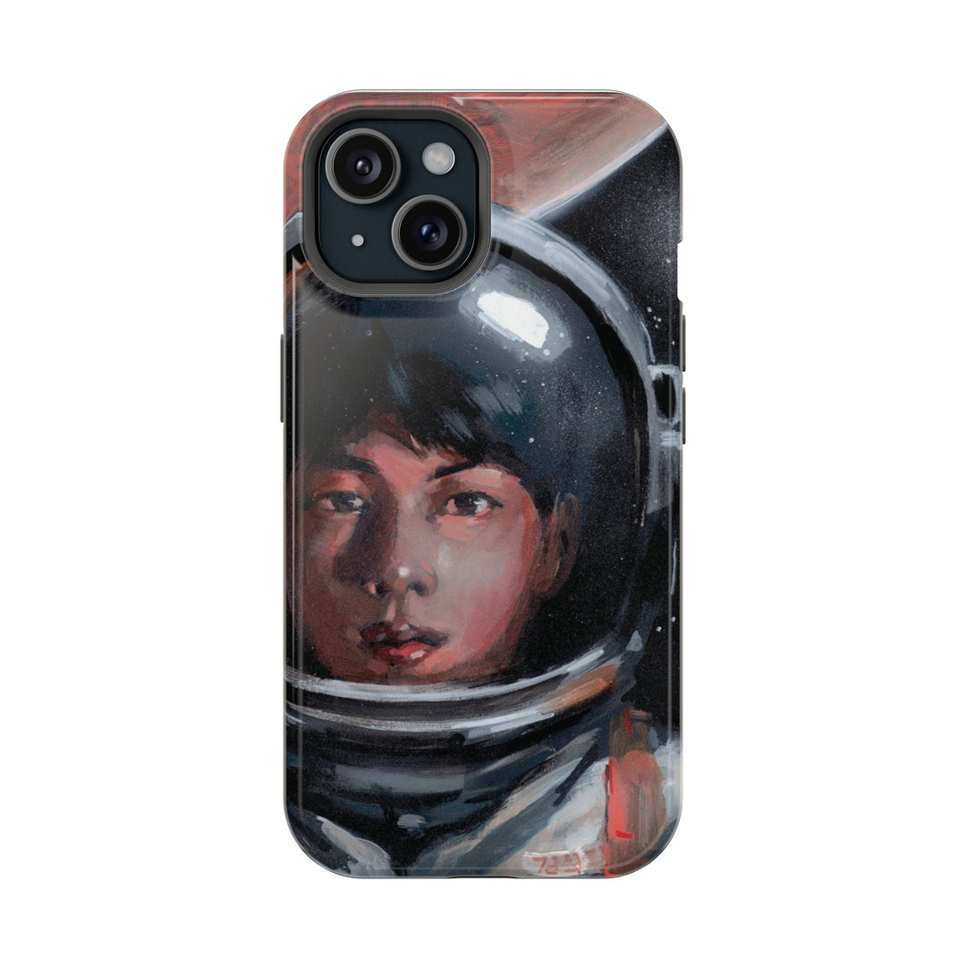 Phone Case, BTS JIN Astronaut World Wide Handsome Design, Kpop Hard Cover, Magnetic Tough Cases, Space Lover Gift, Bangtan Boys Merch Printify - Adam Benet Shaw