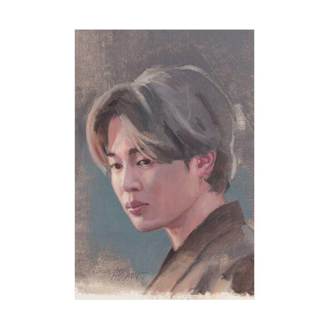 Jimin of BTS print of painting