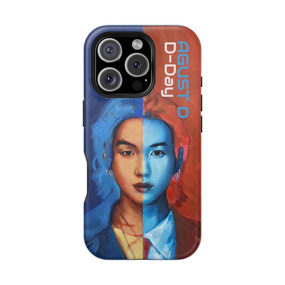 Phone Case, Suga of BTS D-day AugustD, Kpop BTS Tough Case, Protective Cover, Magnetic Phone Case Printify - Adam Benet Shaw