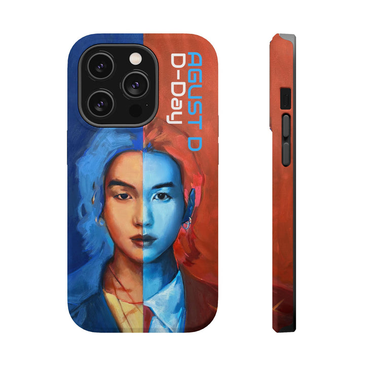 Phone Case, Suga of BTS D-day AugustD, Kpop BTS Tough Case, Protective Cover, Magnetic Phone Case
