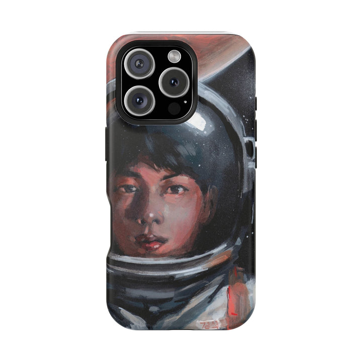 Phone Case, BTS JIN Astronaut World Wide Handsome Design, Kpop Hard Cover, Magnetic Tough Cases, Space Lover Gift, Bangtan Boys Merch Printify - Adam Benet Shaw