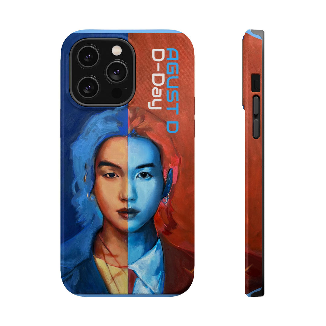 Phone Case, Suga of BTS D-day AugustD, Kpop BTS Tough Case, Protective Cover, Magnetic Phone Case