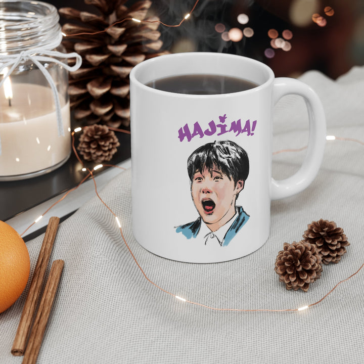 Suga HAJIMA! Coffee Mug Printify - Adam Benet Shaw