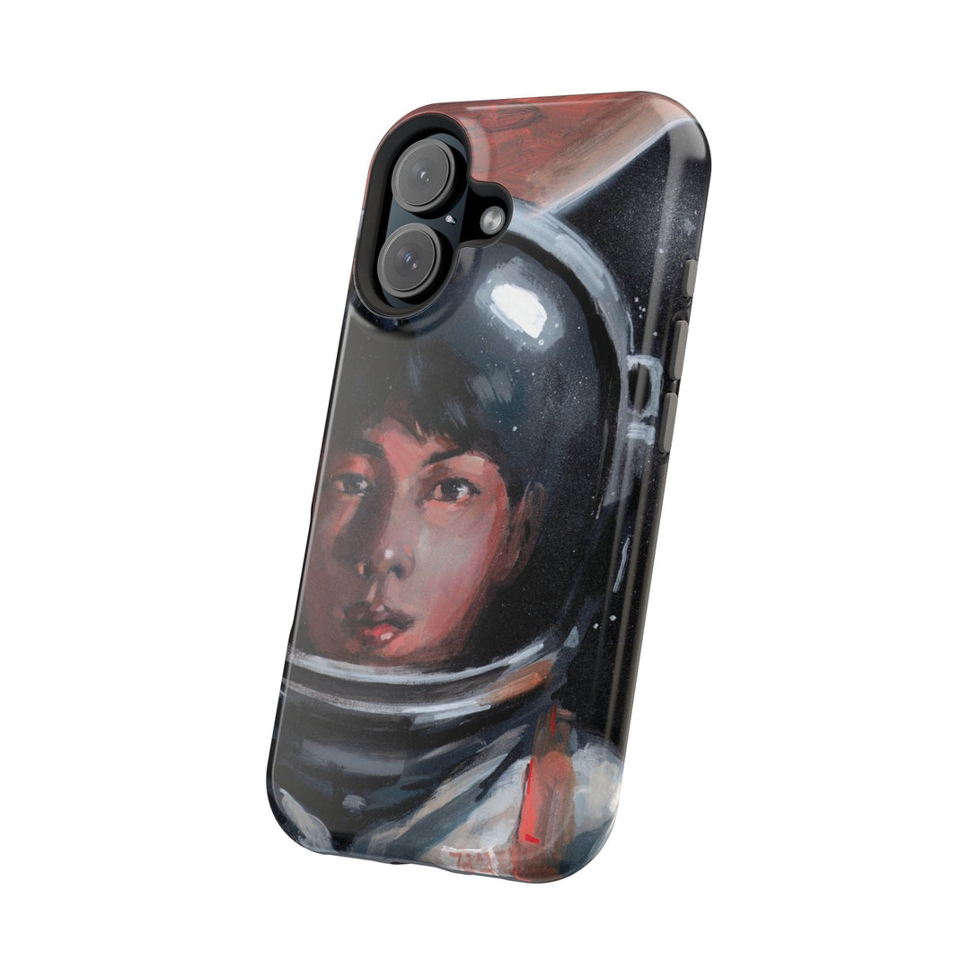 Phone Case, BTS JIN Astronaut World Wide Handsome Design, Kpop Hard Cover, Magnetic Tough Cases, Space Lover Gift, Bangtan Boys Merch Printify - Adam Benet Shaw
