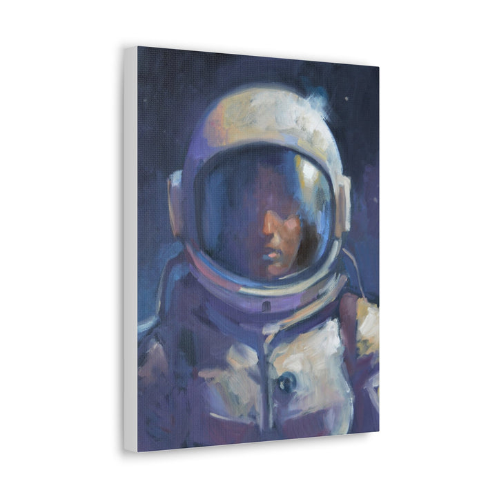 Astronaut Oil Painting Canvas Print — Space Explorer Wall Art Printify - Adam Benet Shaw