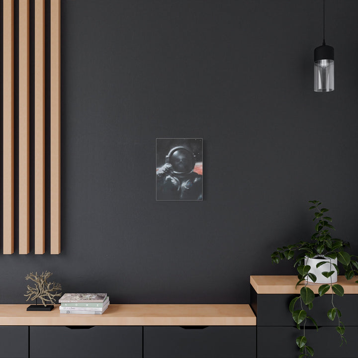 Astronaut Skull Canvas Wall Art — Dark Space Portrait for Home or Office Printify - Adam Benet Shaw