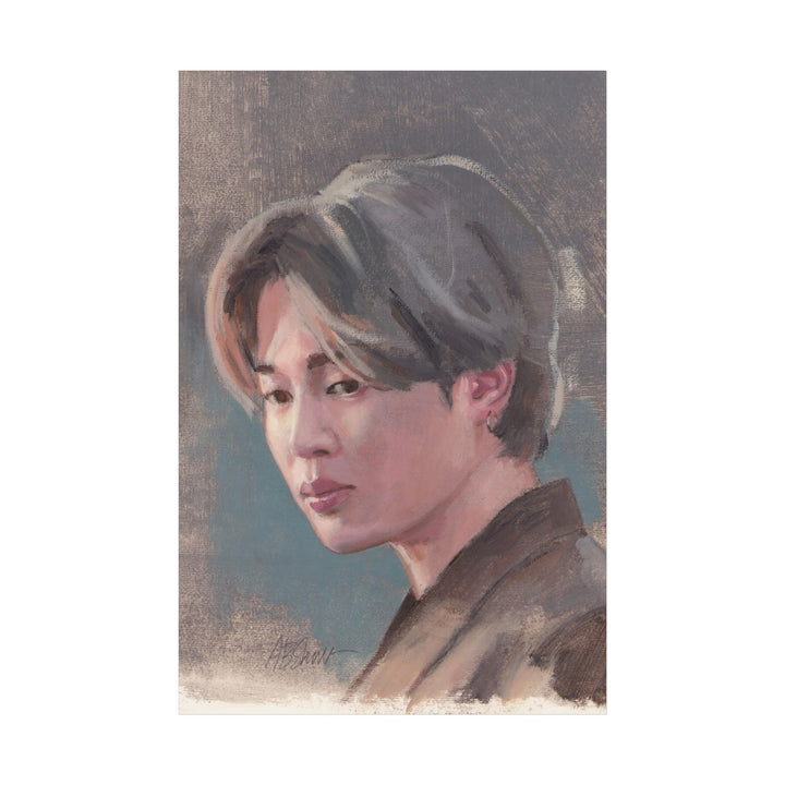 Jimin of BTS print of painting