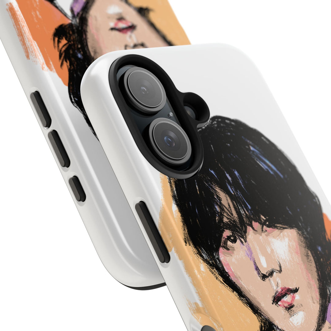 Suga Phone Case – Stylish Illustrated Portrait of Suga of BTS Printify - Adam Benet Shaw