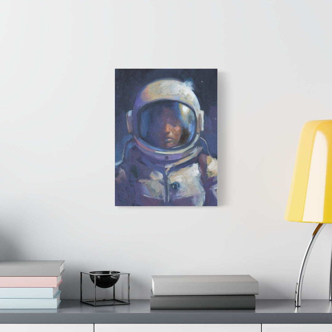 Astronaut Oil Painting Canvas Print — Space Explorer Wall Art Printify - Adam Benet Shaw