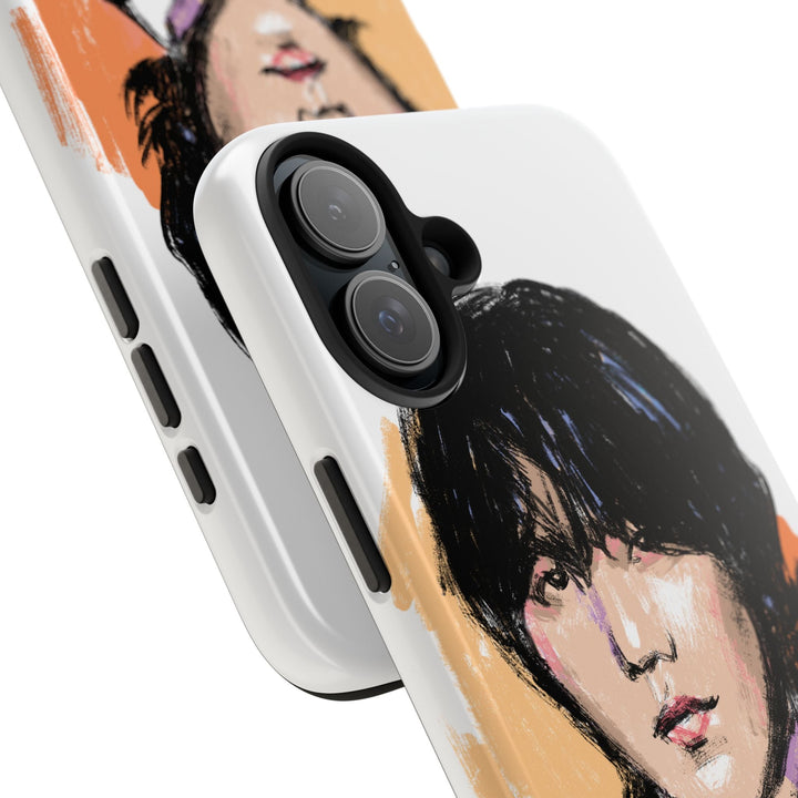 Suga Phone Case – Stylish Illustrated Portrait of Suga of BTS Printify - Adam Benet Shaw