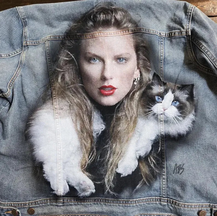 Custom Airbrushed Denim Jacket – Hand-Painted - You Choose Design