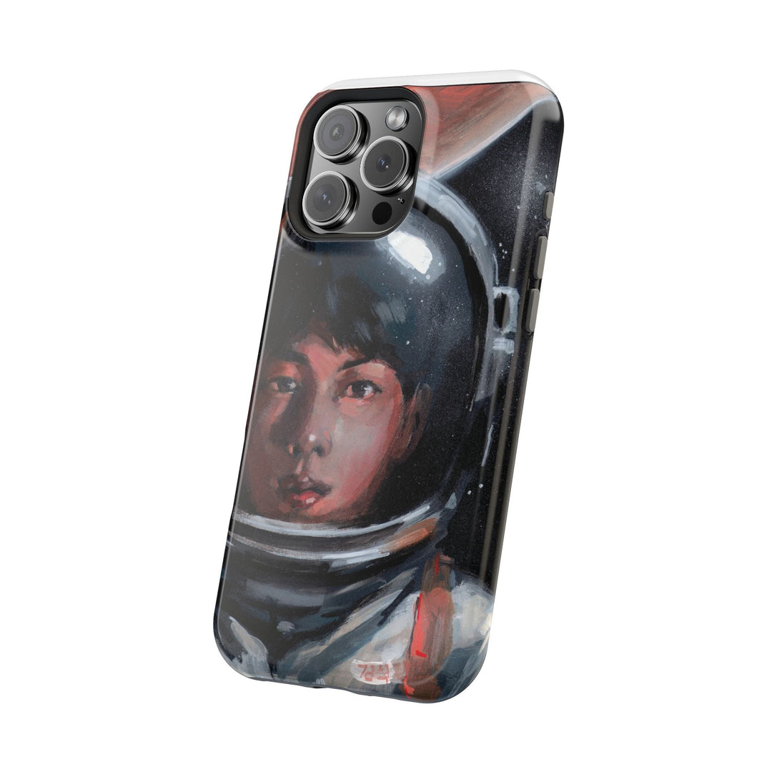 Phone Case, BTS JIN Astronaut World Wide Handsome Design, Kpop Hard Cover, Magnetic Tough Cases, Space Lover Gift, Bangtan Boys Merch Printify - Adam Benet Shaw