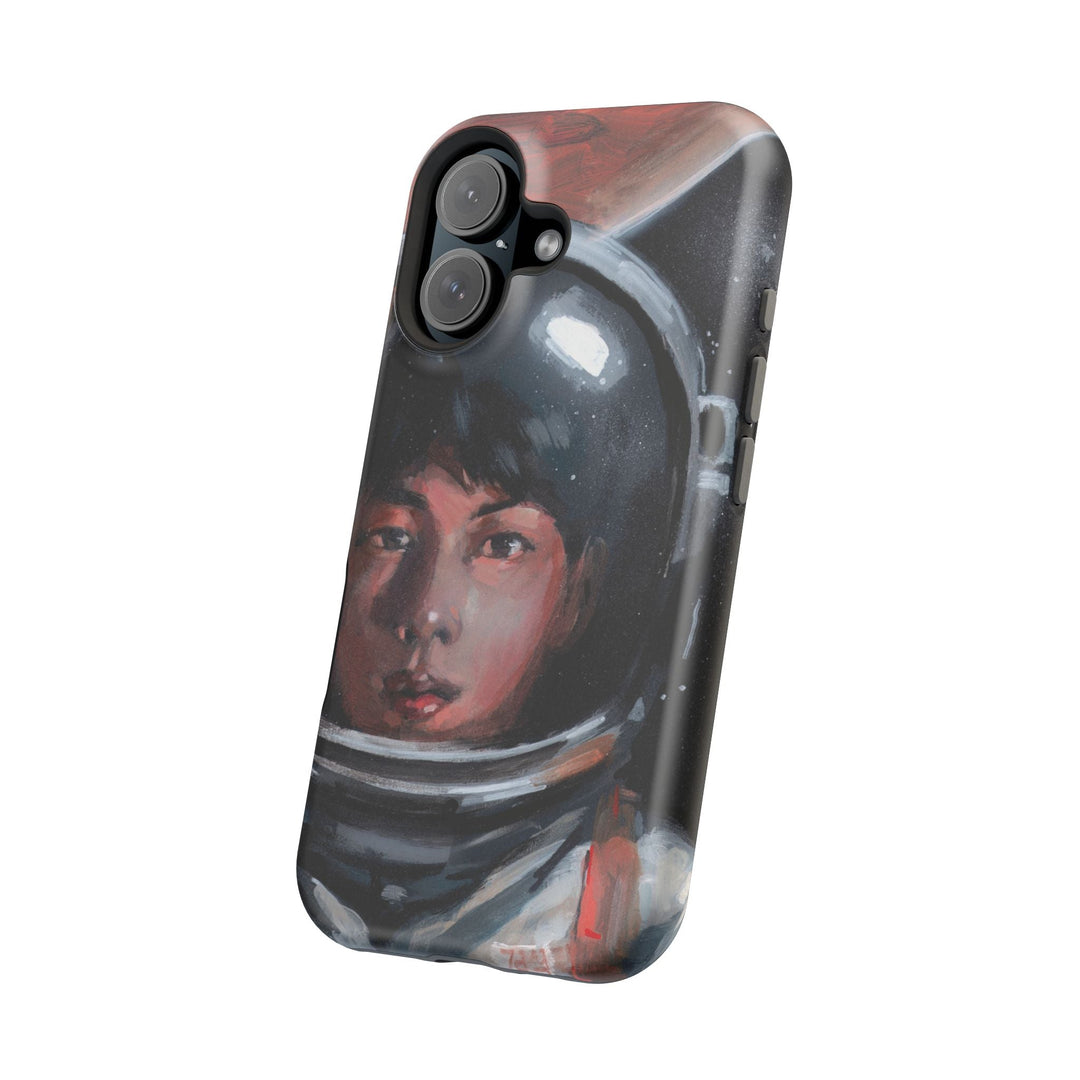 Phone Case, BTS JIN Astronaut World Wide Handsome Design, Kpop Hard Cover, Magnetic Tough Cases, Space Lover Gift, Bangtan Boys Merch Printify - Adam Benet Shaw