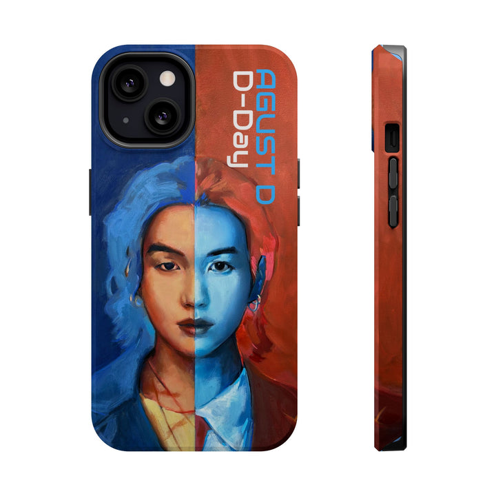 Phone Case, Suga of BTS D-day AugustD, Kpop BTS Tough Case, Protective Cover, Magnetic Phone Case