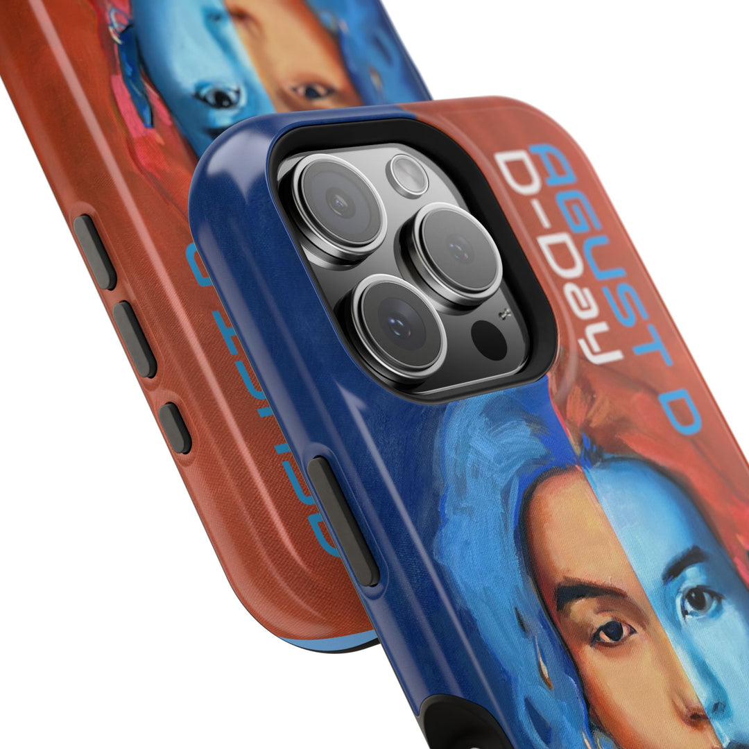 Phone Case, Suga of BTS D-day AugustD, Kpop BTS Tough Case, Protective Cover, Magnetic Phone Case