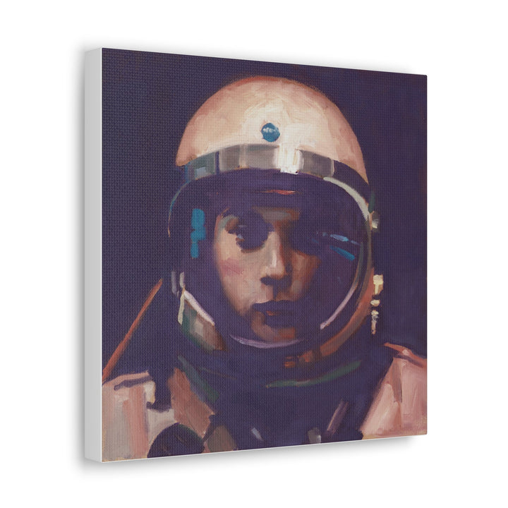 Astronaut Portrait Canvas Print Printify - Adam Benet Shaw