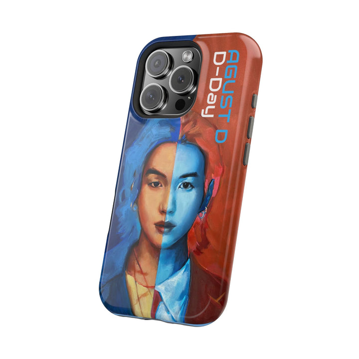 Phone Case, Suga of BTS D-day AugustD, Kpop BTS Tough Case, Protective Cover, Magnetic Phone Case Printify - Adam Benet Shaw