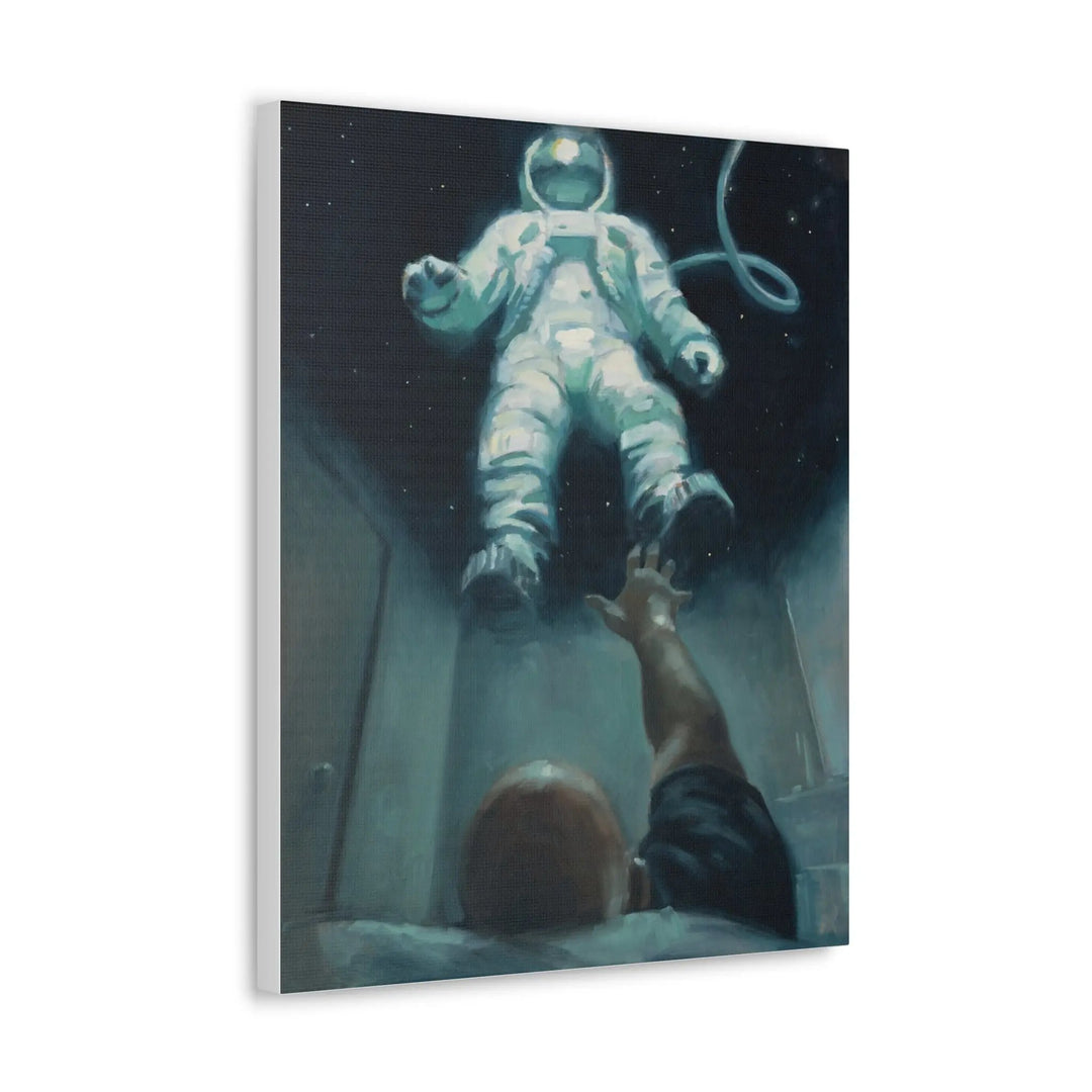 "Astronaut Dream"-  Canvas Wall Print — Surreal Space Art Printify - Adam Benet Shaw