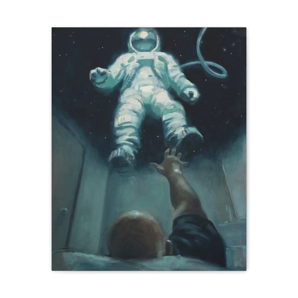 "Astronaut Dream"-  Canvas Wall Print — Surreal Space Art Printify - Adam Benet Shaw
