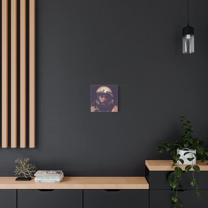 Astronaut Portrait Canvas Print Printify - Adam Benet Shaw