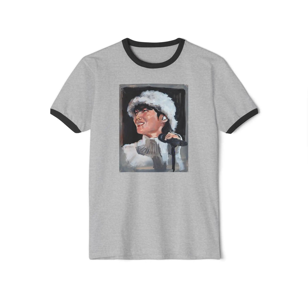 BTS Jhope Hope on the Street Kpop Concert Unisex Cotton Ringer T-Shirt, Hobi Sunshine Mona Lisa Tee, Sweet Dreams Shirt Printify - Adam Benet Shaw