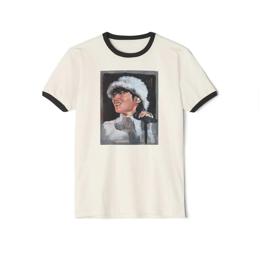 BTS Jhope Hope on the Street Kpop Concert Unisex Cotton Ringer T-Shirt, Hobi Sunshine Mona Lisa Tee, Sweet Dreams Shirt Printify - Adam Benet Shaw