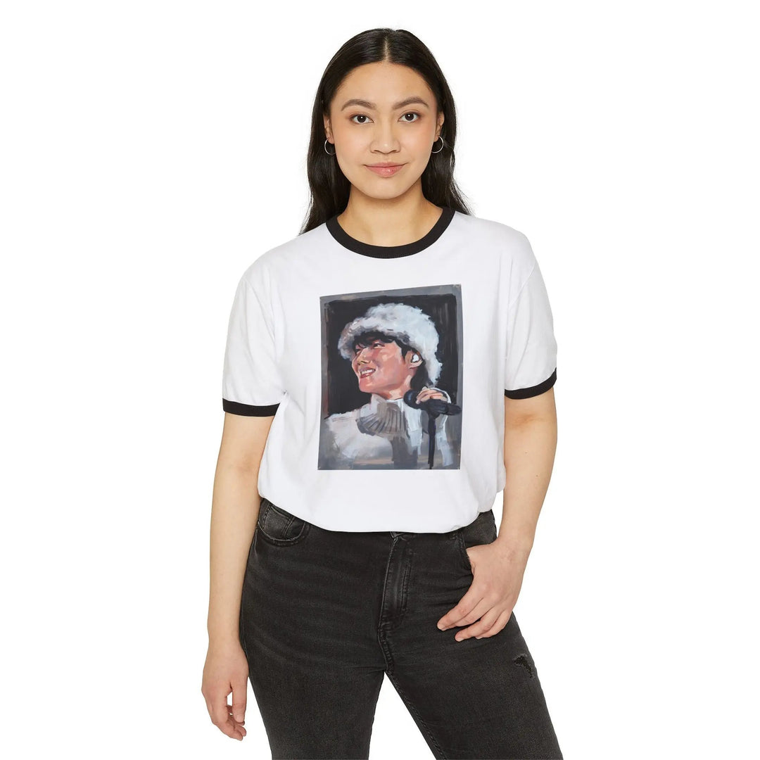 BTS Jhope Hope on the Street Kpop Concert Unisex Cotton Ringer T-Shirt, Hobi Sunshine Mona Lisa Tee, Sweet Dreams Shirt Printify - Adam Benet Shaw