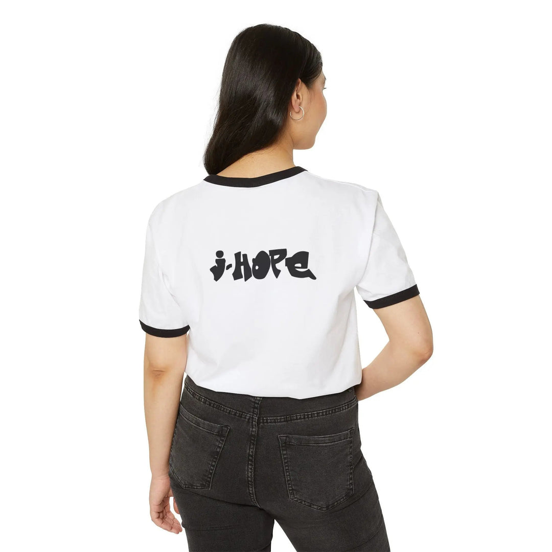 BTS Jhope Hope on the Street Kpop Concert Unisex Cotton Ringer T-Shirt, Hobi Sunshine Mona Lisa Tee, Sweet Dreams Shirt Printify - Adam Benet Shaw