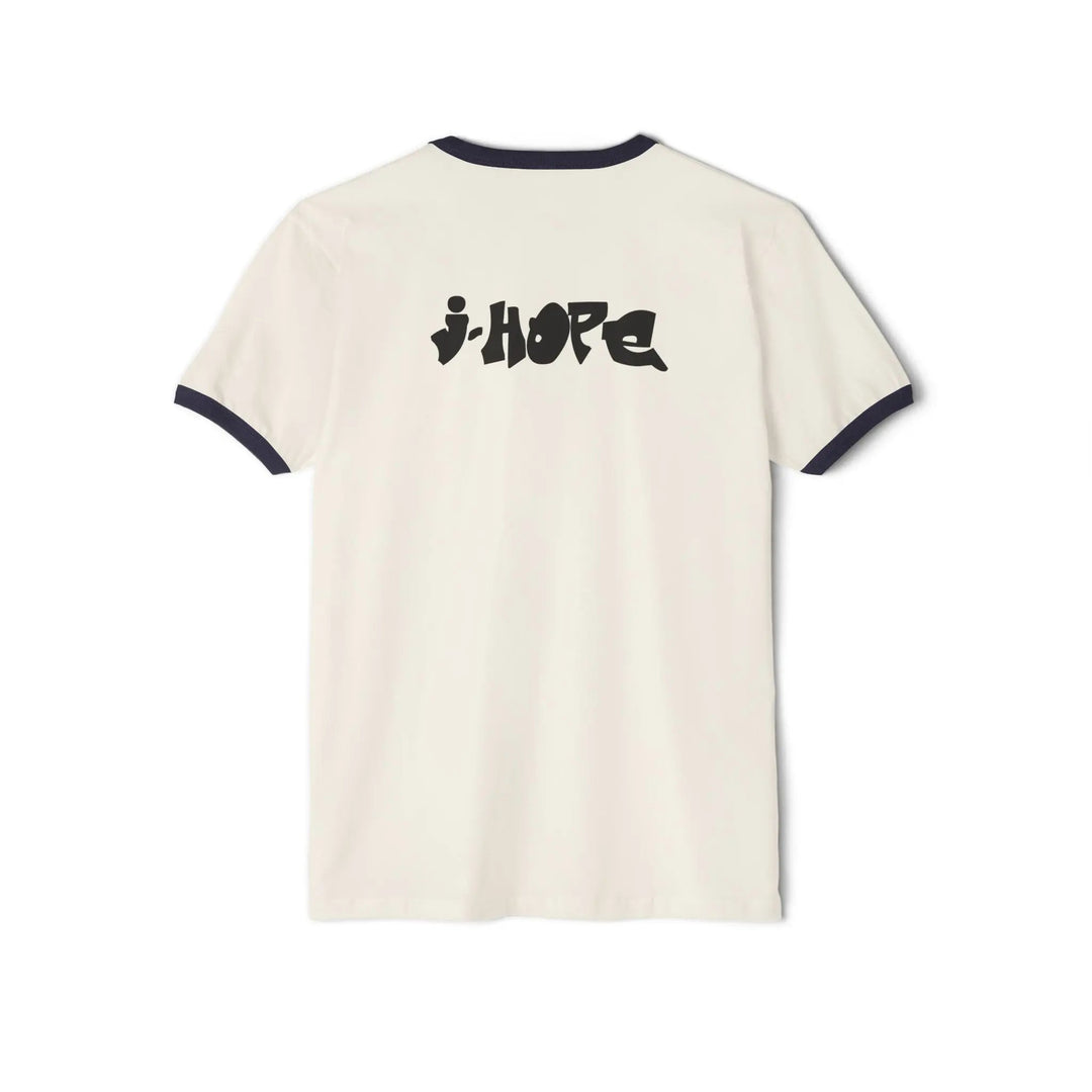 BTS Jhope Hope on the Street Kpop Concert Unisex Cotton Ringer T-Shirt, Hobi Sunshine Mona Lisa Tee, Sweet Dreams Shirt Printify - Adam Benet Shaw