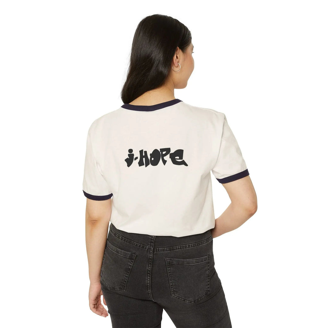 BTS Jhope Hope on the Street Kpop Concert Unisex Cotton Ringer T-Shirt, Hobi Sunshine Mona Lisa Tee, Sweet Dreams Shirt Printify - Adam Benet Shaw