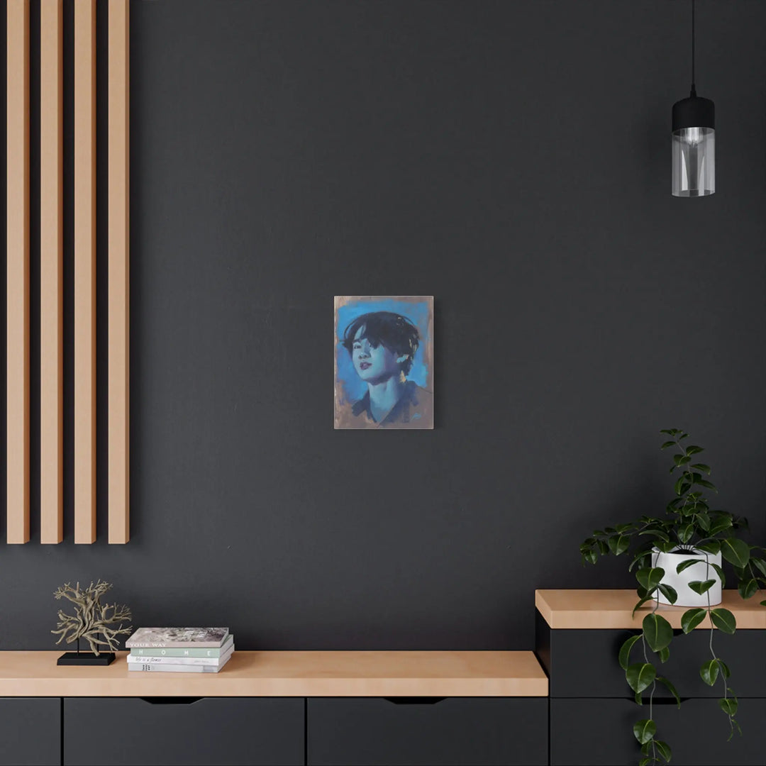 Canvas Print from Original Oil Painting - Jungkook of BTS Printify - Adam Benet Shaw