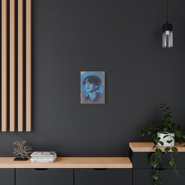 Canvas Print from Original Oil Painting - Jungkook of BTS Printify - Adam Benet Shaw