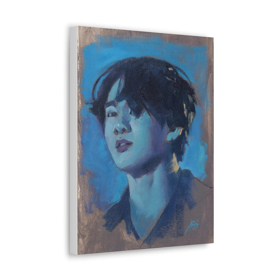 Canvas Print from Original Oil Painting - Jungkook of BTS Printify - Adam Benet Shaw