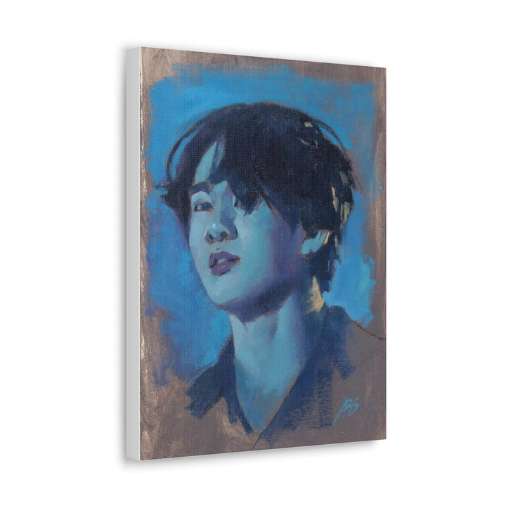 Canvas Print from Original Oil Painting - Jungkook of BTS Printify - Adam Benet Shaw