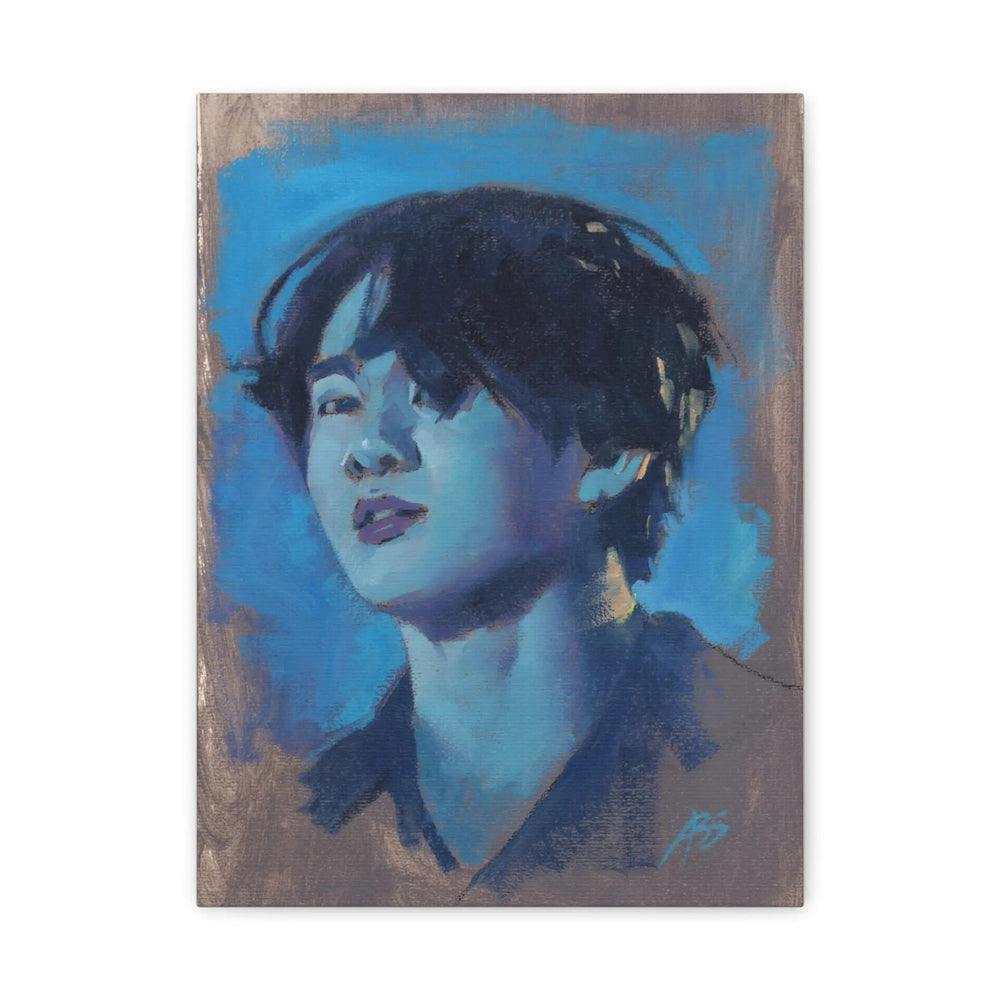 Canvas Print from Original Oil Painting - Jungkook of BTS Printify - Adam Benet Shaw
