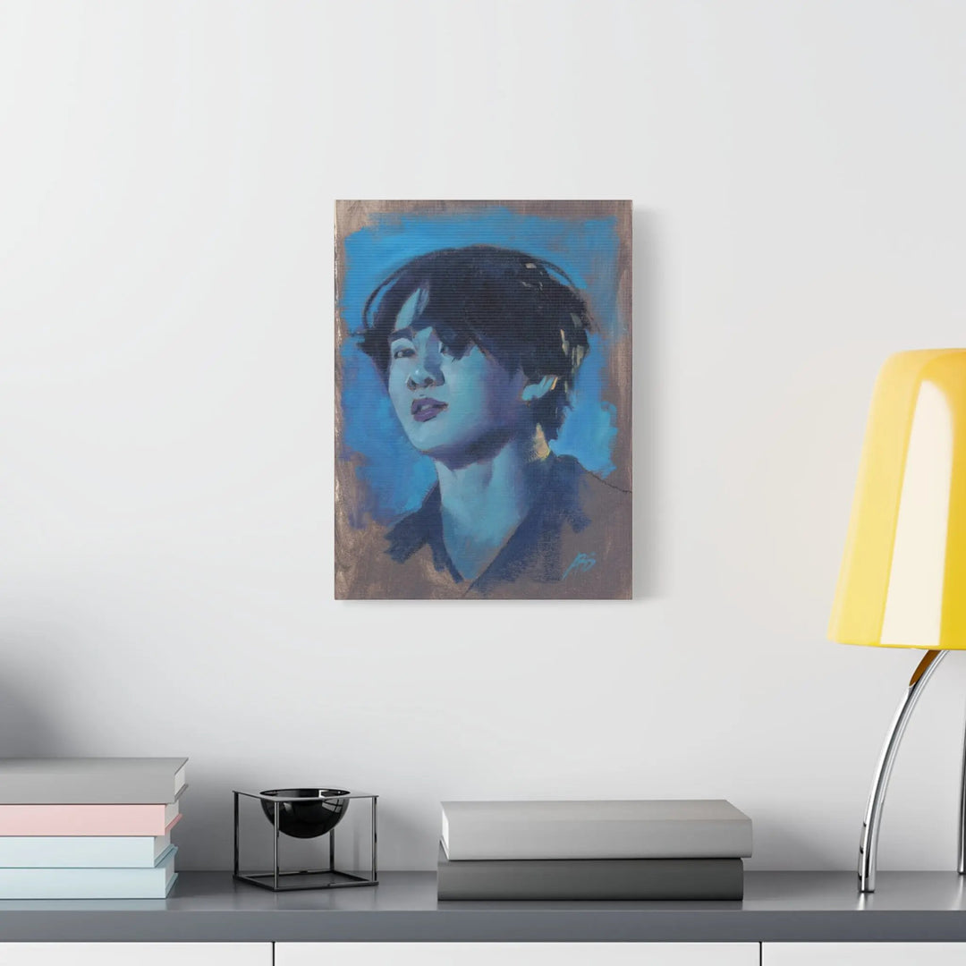 Canvas Print from Original Oil Painting - Jungkook of BTS Printify - Adam Benet Shaw