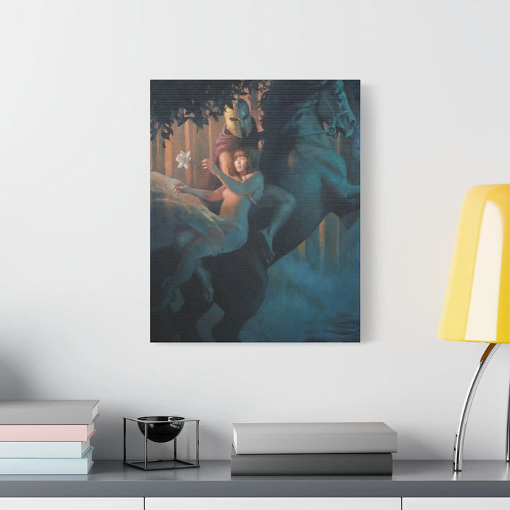 Classic Canvas Art Print — Persephone and Hades- Greek Mythology Painting Printify - Adam Benet Shaw