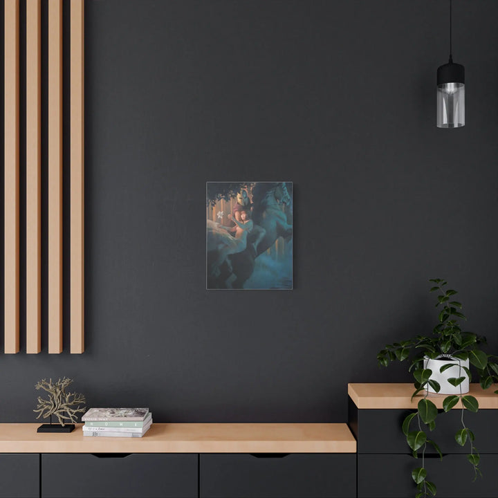 Classic Canvas Art Print — Persephone and Hades- Greek Mythology Painting Printify - Adam Benet Shaw