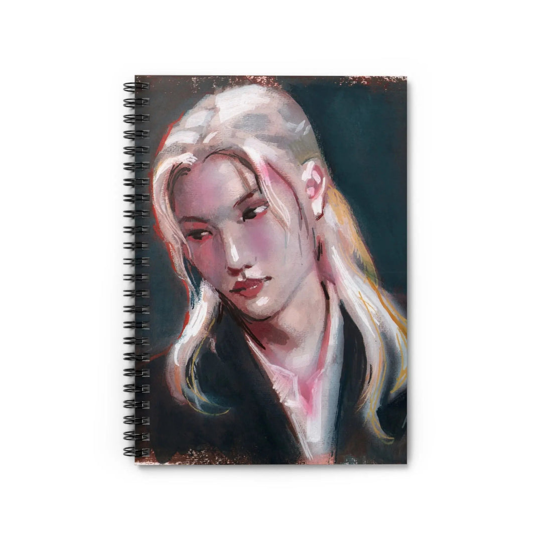 Felix of Stray Kids - Notebook Printify - Adam Benet Shaw