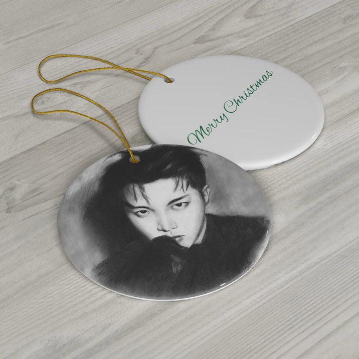 J-Hope of BTS - Christmas Tree Ornament Printify - Adam Benet Shaw