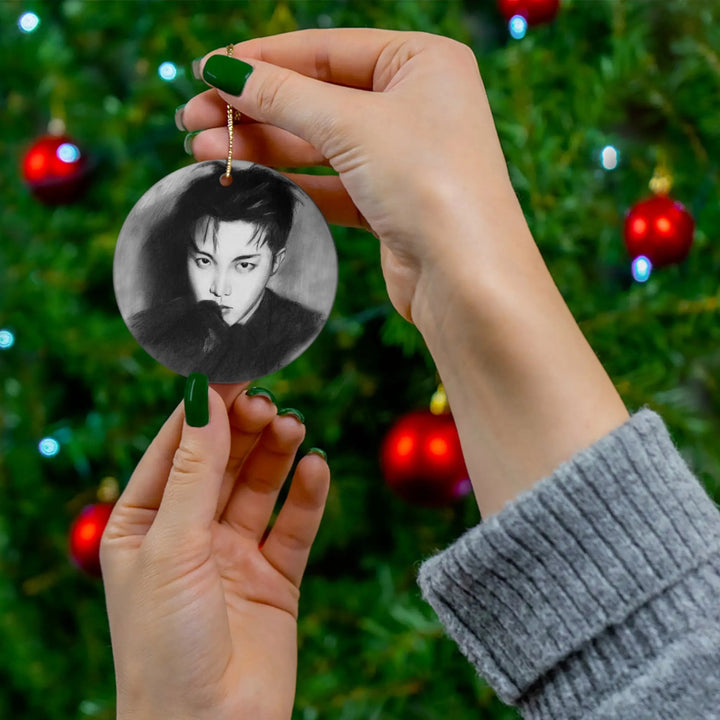 J-Hope of BTS - Christmas Tree Ornament Printify - Adam Benet Shaw