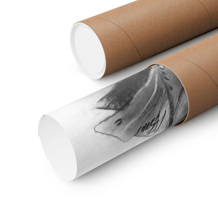 JIMIN of BTS Drawing Print Printify - Adam Benet Shaw