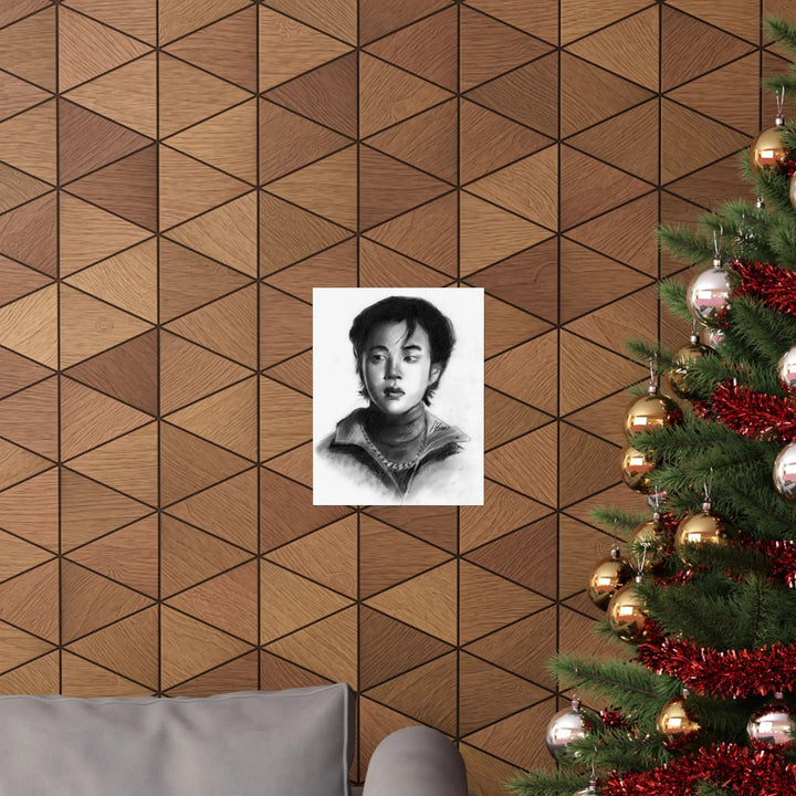 JIMIN of BTS Drawing Print Printify - Adam Benet Shaw