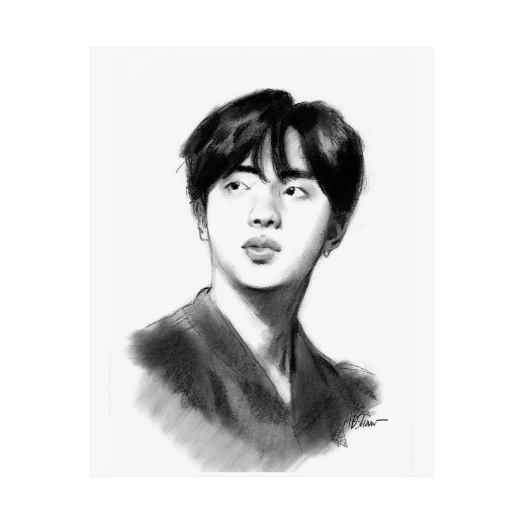 JIN of BTS Printify - Adam Benet Shaw