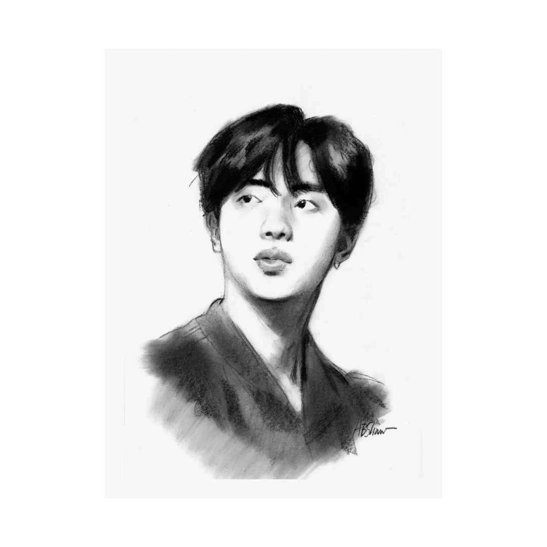 JIN of BTS Printify - Adam Benet Shaw